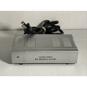 Dynex WS-007 Audio Video RF Modulator w/ Attached Power Plug